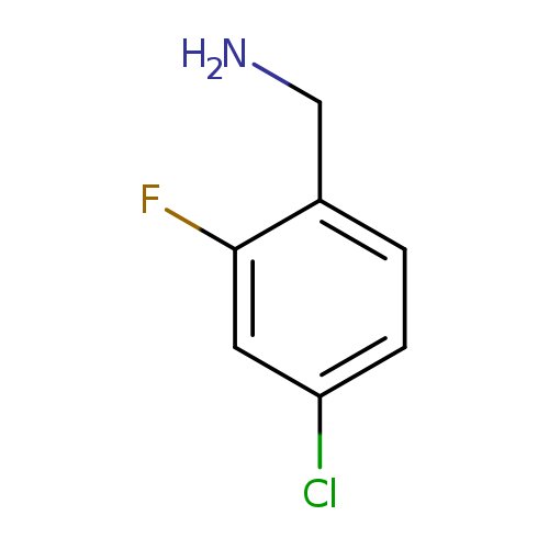 NCc1ccc(cc1F)Cl