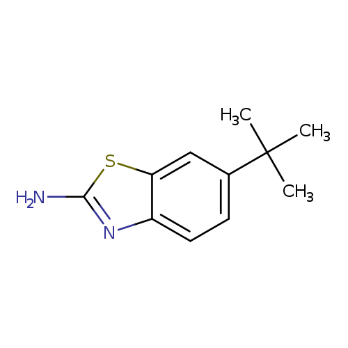 Nc1nc2c(s1)cc(cc2)C(C)(C)C