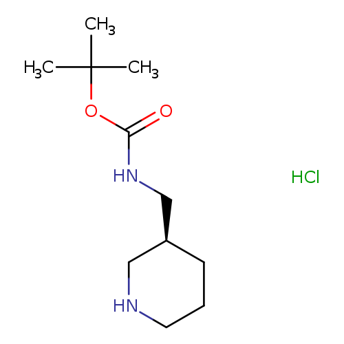 O=C(OC(C)(C)C)NC[C@H]1CCCNC1.Cl