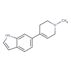 CN1CCC(=CC1)c1ccc2c(c1)[nH]cc2