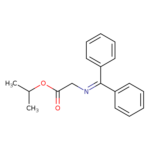 CC(OC(=O)CN=C(c1ccccc1)c1ccccc1)C