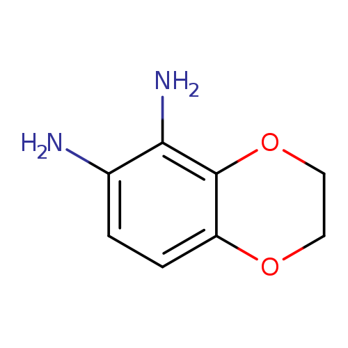 Nc1ccc2c(c1N)OCCO2