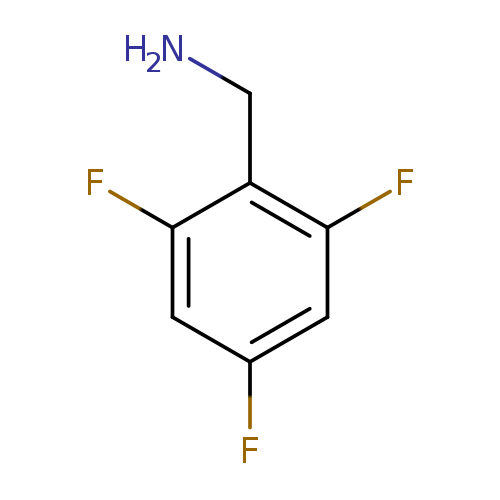 NCc1c(F)cc(cc1F)F