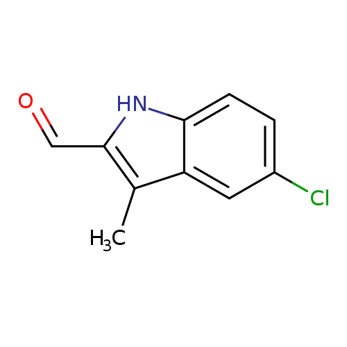 O=Cc1[nH]c2c(c1C)cc(cc2)Cl