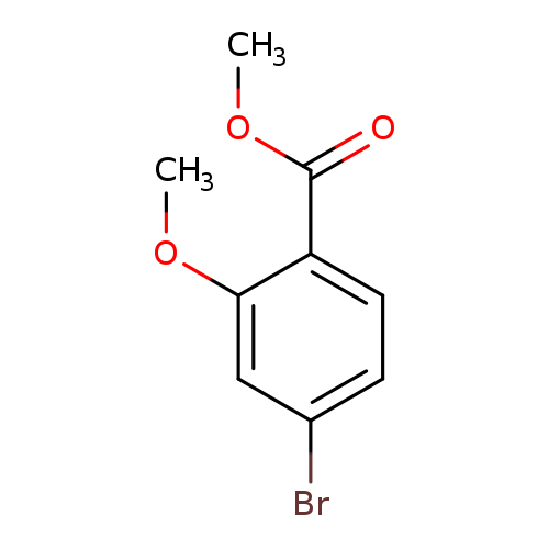 COC(=O)c1ccc(cc1OC)Br