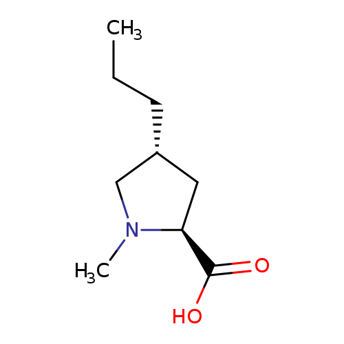 CCC[C@H]1CN([C@@H](C1)C(=O)O)C