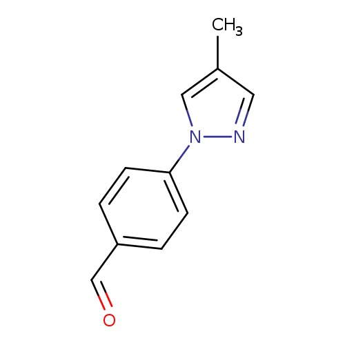 O=Cc1ccc(cc1)n1ncc(c1)C