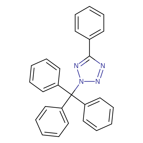c1ccc(cc1)c1nnn(n1)C(c1ccccc1)(c1ccccc1)c1ccccc1