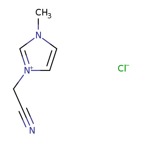 N#CC[n+]1ccn(c1)C.[Cl-]