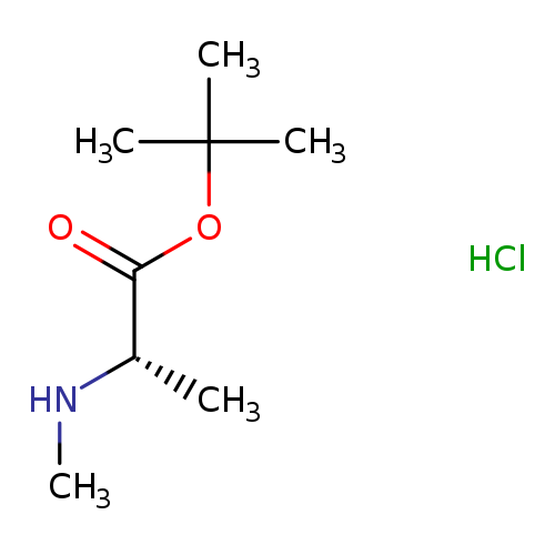 CN[C@H](C(=O)OC(C)(C)C)C.Cl
