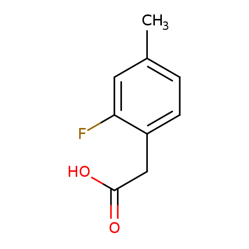 OC(=O)Cc1ccc(cc1F)C