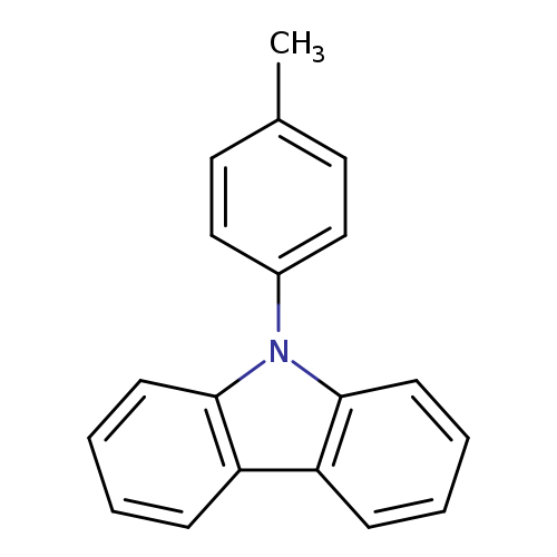 Cc1ccc(cc1)n1c2ccccc2c2c1cccc2