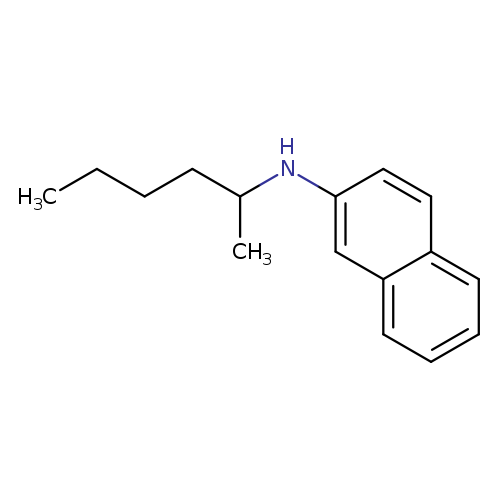 CCCCC(Nc1ccc2c(c1)cccc2)C