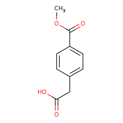 COC(=O)c1ccc(cc1)CC(=O)O