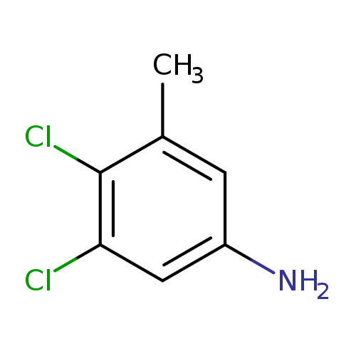 Nc1cc(C)c(c(c1)Cl)Cl