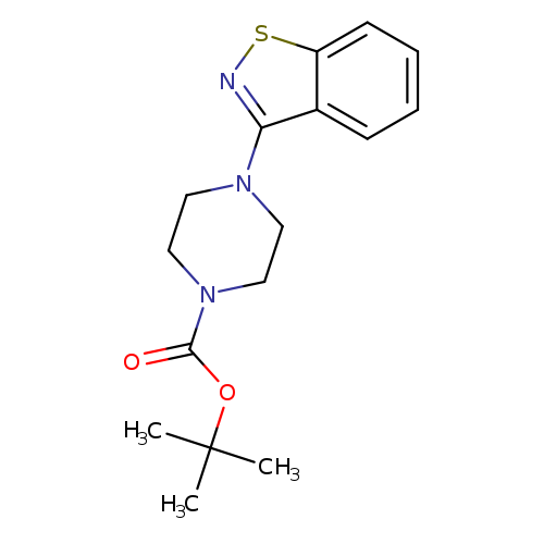 O=C(N1CCN(CC1)c1nsc2c1cccc2)OC(C)(C)C