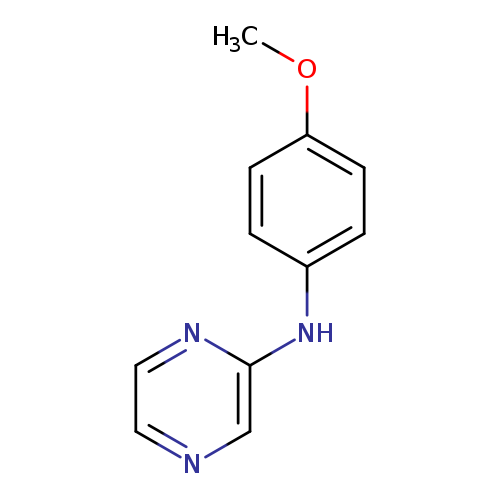 COc1ccc(cc1)Nc1nccnc1