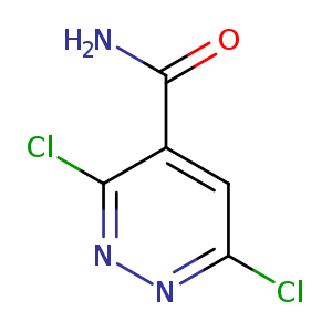 Clc1nnc(c(c1)C(=O)N)Cl