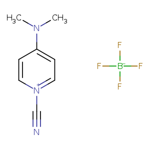 F[B-](F)(F)F.N#C[n+]1ccc(cc1)N(C)C