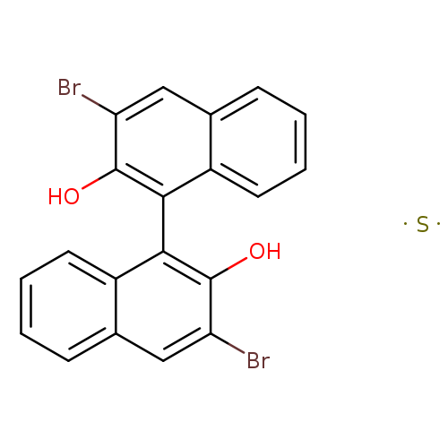 Brc1cc2ccccc2c(c1O)c1c(O)c(Br)cc2c1cccc2.[S]