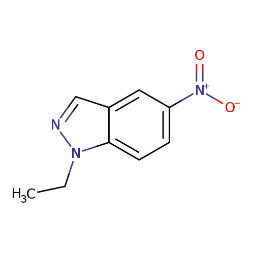 CCn1ncc2c1ccc(c2)[N+](=O)[O-]