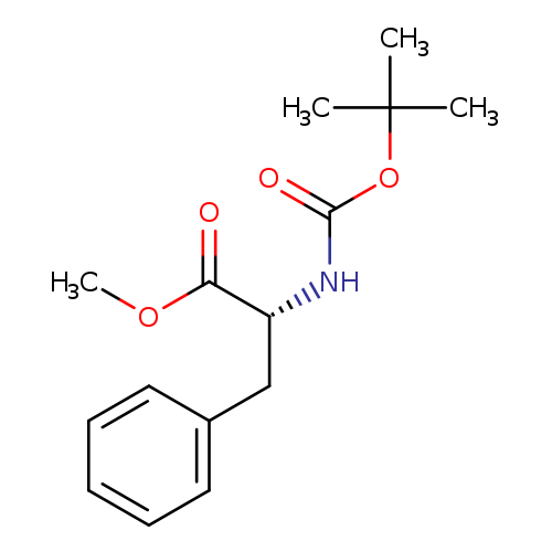 COC(=O)[C@@H](Cc1ccccc1)NC(=O)OC(C)(C)C