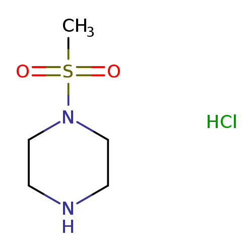 CS(=O)(=O)N1CCNCC1.Cl