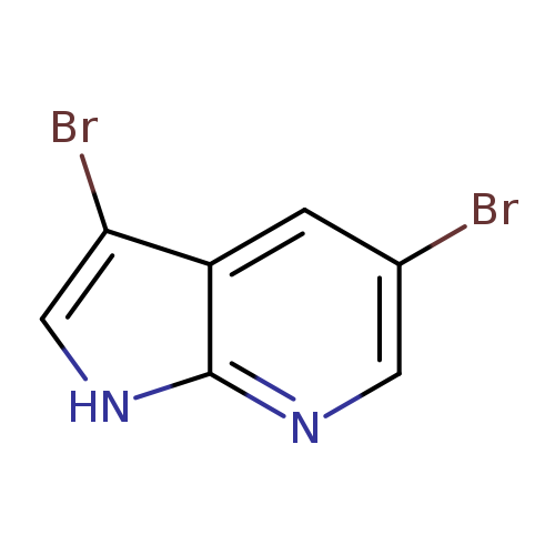 Brc1cnc2c(c1)c(Br)c[nH]2