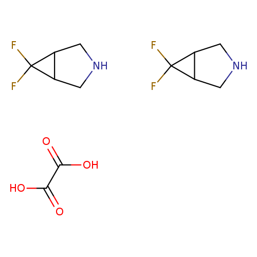 FC1(F)C2C1CNC2.FC1(F)C2C1CNC2.OC(=O)C(=O)O