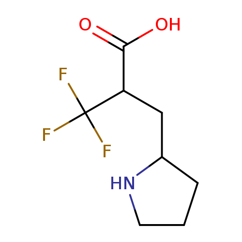 OC(=O)C(C(F)(F)F)CC1CCCN1