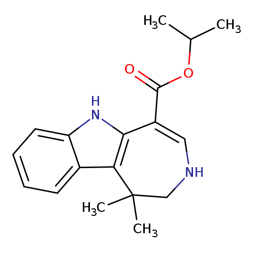 CC(OC(=O)C1=CNCC(c2c1[nH]c1c2cccc1)(C)C)C
