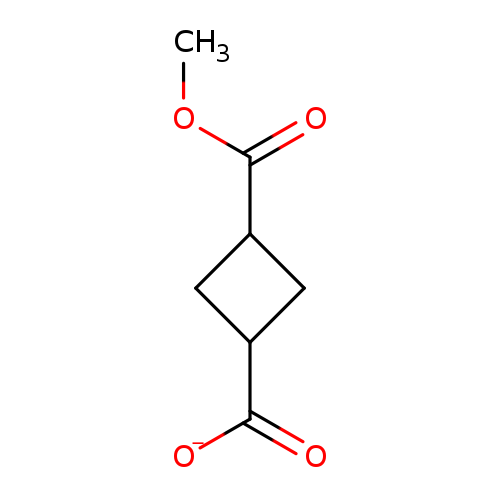 COC(=O)C1CC(C1)C(=O)[O-]