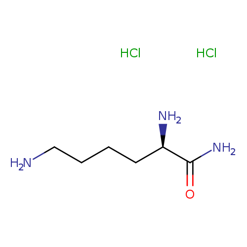 NCCCC[C@H](C(=O)N)N.Cl.Cl