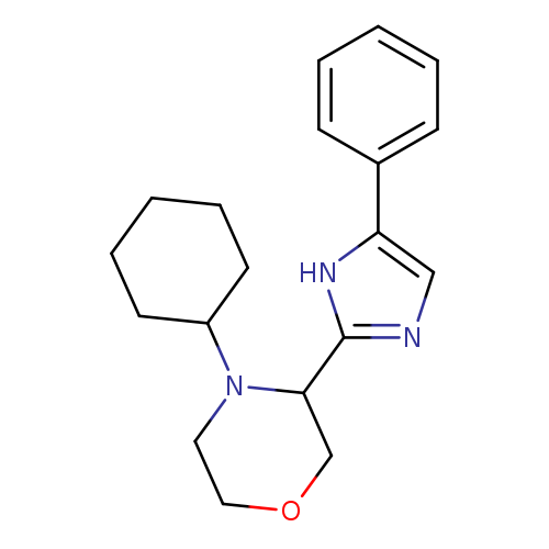 C1CCC(CC1)N1CCOCC1c1ncc([nH]1)c1ccccc1