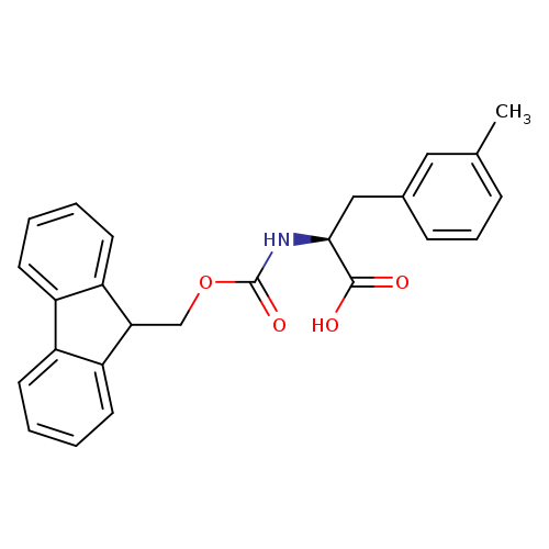 O=C(N[C@H](C(=O)O)Cc1cccc(c1)C)OCC1c2ccccc2c2c1cccc2
