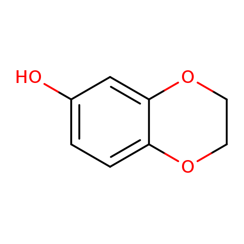 Oc1ccc2c(c1)OCCO2