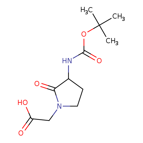 O=C(OC(C)(C)C)NC1CCN(C1=O)CC(=O)O