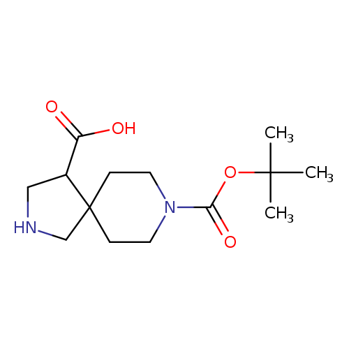 O=C(N1CCC2(CC1)CNCC2C(=O)O)OC(C)(C)C