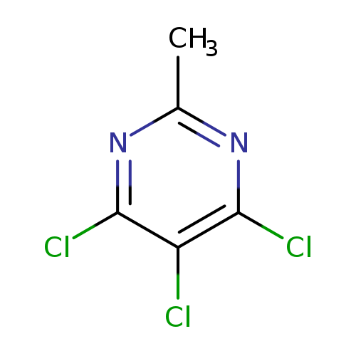Cc1nc(Cl)c(c(n1)Cl)Cl