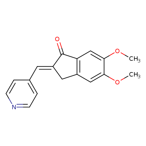 COc1cc2c(cc1OC)C/C(=C\c1ccncc1)/C2=O