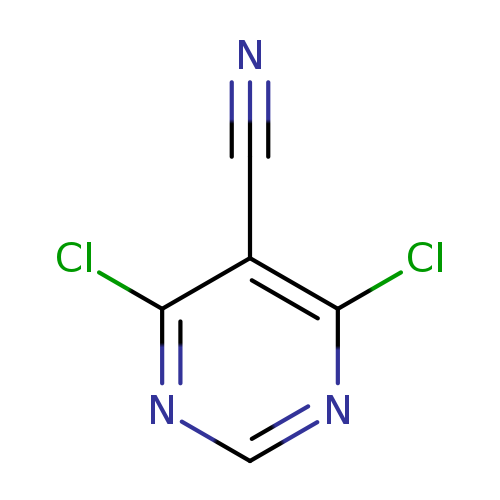 N#Cc1c(Cl)ncnc1Cl