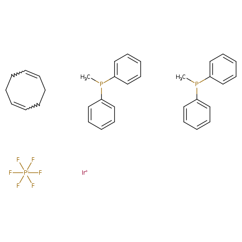 C1CC=CCCC=C1.F[P-](F)(F)(F)(F)F.CP(c1ccccc1)c1ccccc1.CP(c1ccccc1)c1ccccc1.[Ir+]