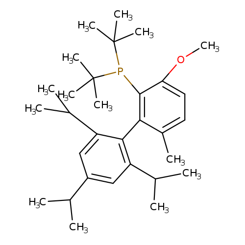 COc1ccc(c(c1P(C(C)(C)C)C(C)(C)C)c1c(cc(cc1C(C)C)C(C)C)C(C)C)C