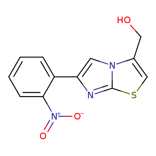 OCc1csc2n1cc(n2)c1ccccc1[N+](=O)[O-]