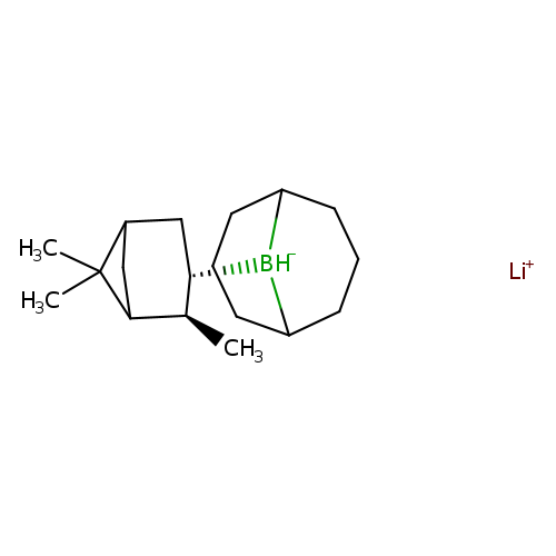 C[C@@H]1[C@H](CC2CC1C2(C)C)[BH-]1C2CCCC1CCC2.[Li+]