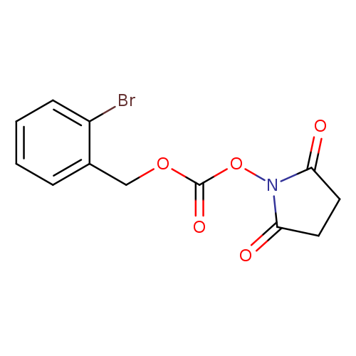 O=C(ON1C(=O)CCC1=O)OCc1ccccc1Br