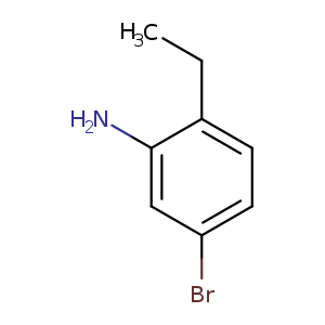 CCc1ccc(cc1N)Br