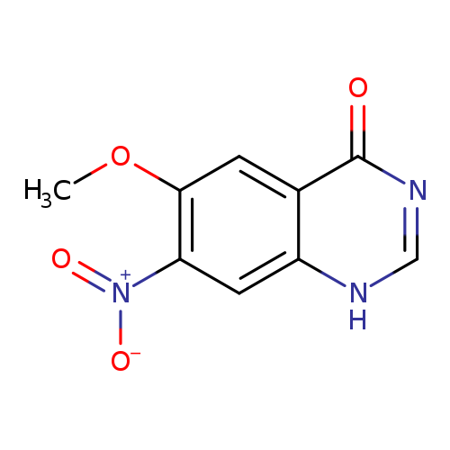 COc1cc2c(=O)nc[nH]c2cc1[N+](=O)[O-]