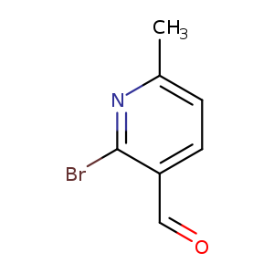 Cc1ccc(c(n1)Br)C=O