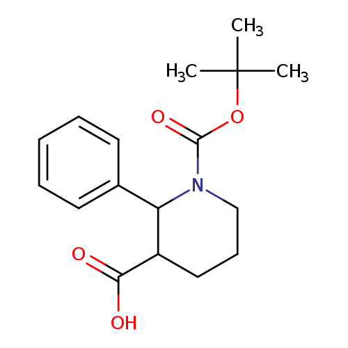 OC(=O)C1CCCN(C1c1ccccc1)C(=O)OC(C)(C)C